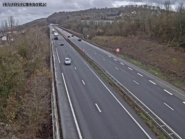 <h2>Caméra autoroute France - A30, Hayange direction Metz</h2>