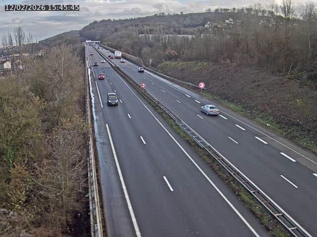 <h2>Caméra autoroute France - A30, Hayange direction Metz</h2>