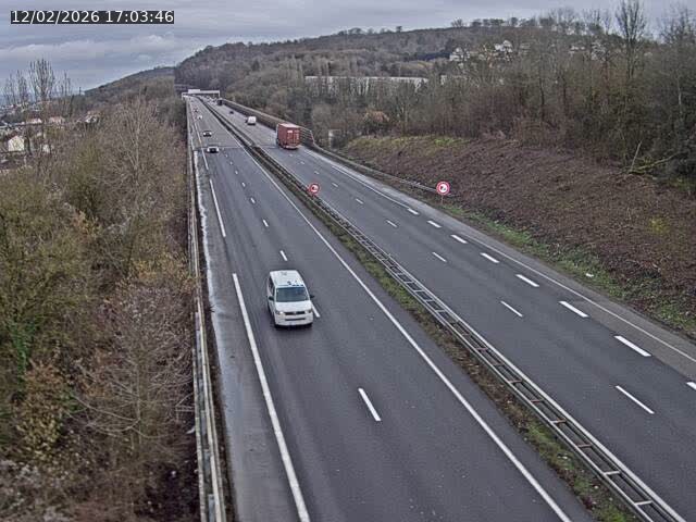 <h2>Caméra autoroute France - A30, Hayange direction Metz</h2>