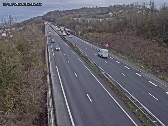 <h2>Caméra autoroute France - A30, Hayange direction Metz</h2>