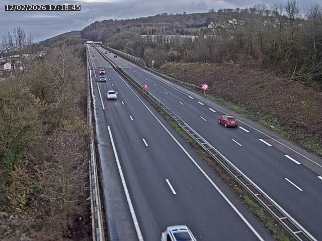 <h2>Caméra autoroute France - A30, Hayange direction Metz</h2>