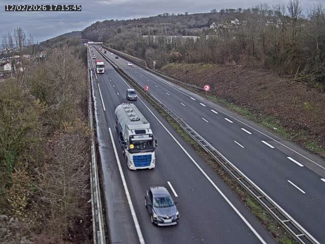 <h2>Caméra autoroute France - A30, Hayange direction Metz</h2>