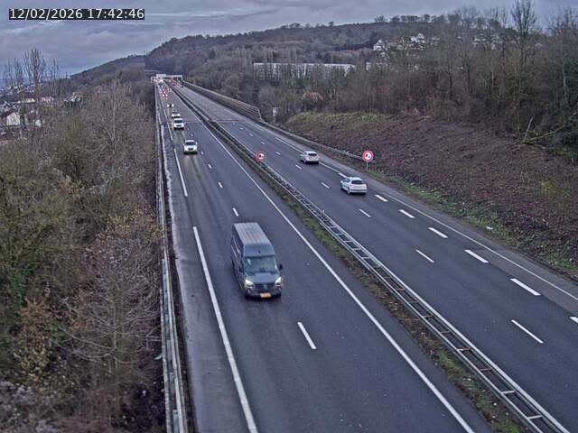 <h2>Caméra autoroute France - A30, Hayange direction Metz</h2>