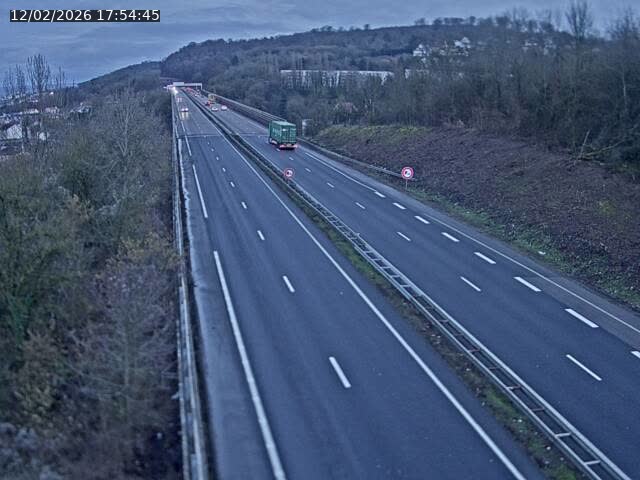 <h2>Caméra autoroute France - A30, Hayange direction Metz</h2>