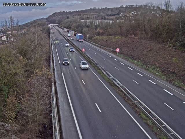 <h2>Caméra autoroute France - A30, Hayange direction Metz</h2>