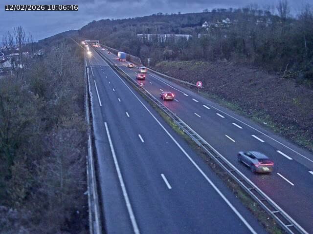 <h2>Caméra autoroute France - A30, Hayange direction Metz</h2>