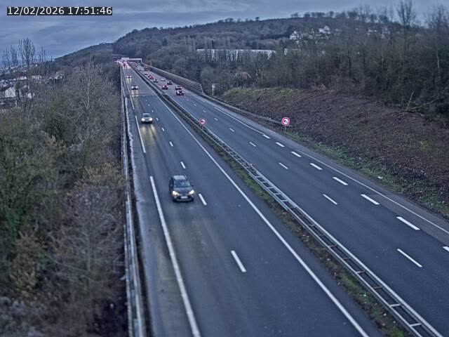 <h2>Caméra autoroute France - A30, Hayange direction Metz</h2>