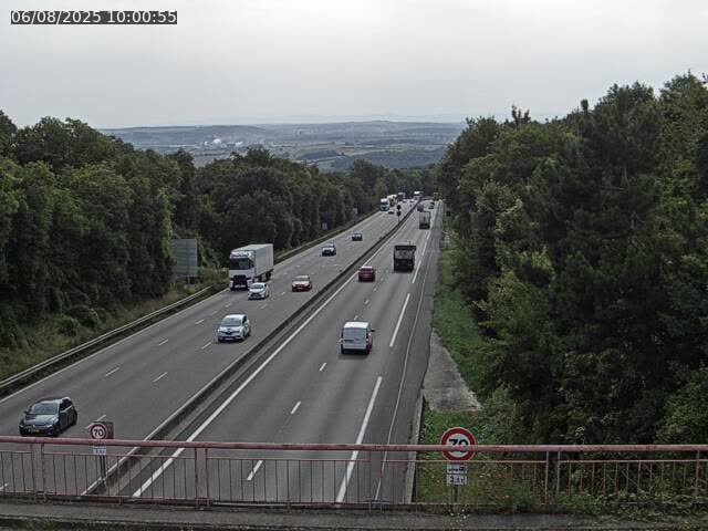Caméra autoroute France - A33, Houdemont direction Lunéville