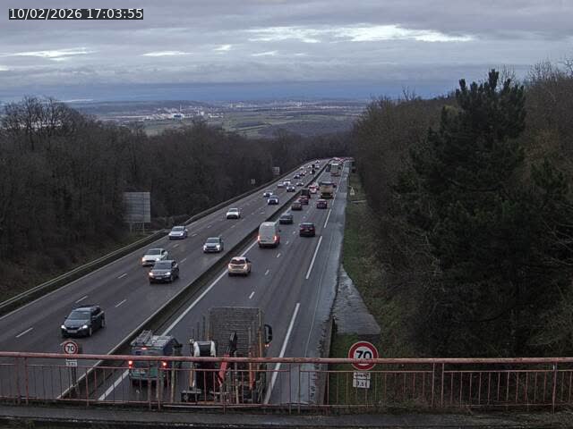 <h2>Caméra autoroute France - A33, Houdemont direction Lunéville</h2>