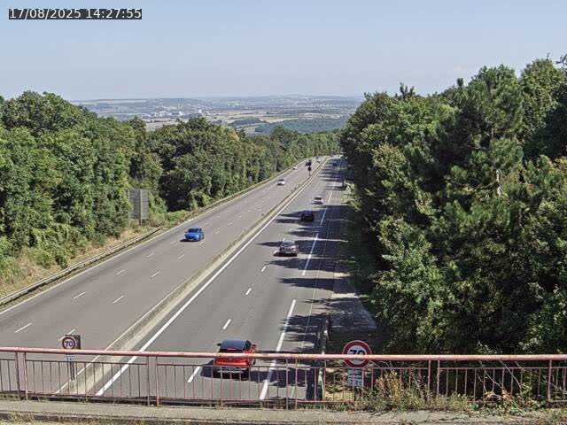 Caméra autoroute France - A33, Houdemont direction Lunéville