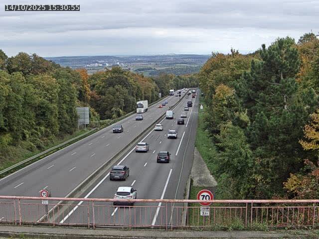 <h2>Caméra autoroute France - A33, Houdemont direction Lunéville</h2>