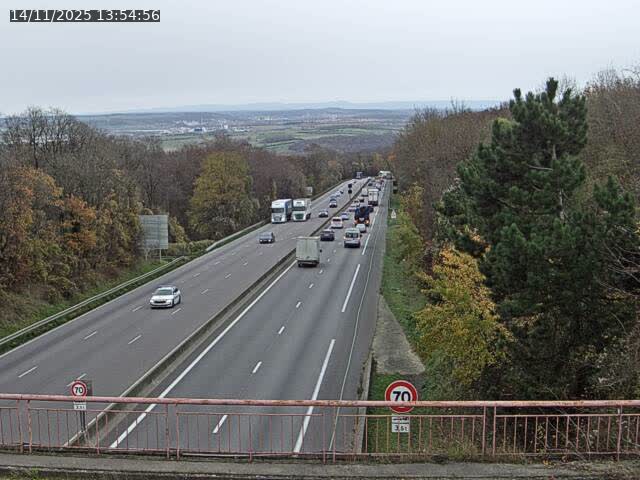 Caméra autoroute France - A33, Houdemont direction Lunéville