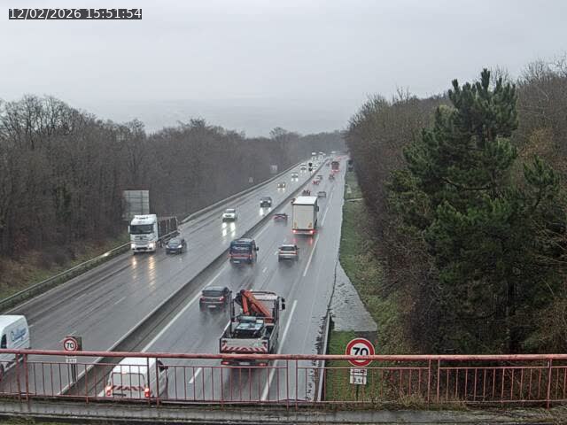 Caméra autoroute France - A33, Houdemont direction Lunéville