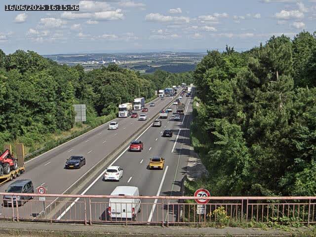 Caméra autoroute France - A33, Houdemont direction Lunéville