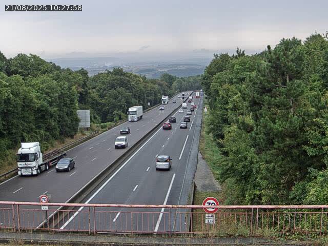 Caméra autoroute France - A33, Houdemont direction Lunéville