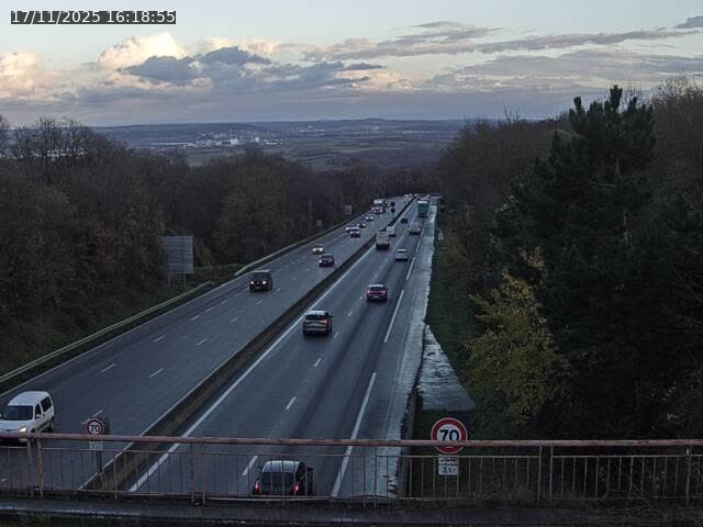 Caméra autoroute France - A33, Houdemont direction Lunéville