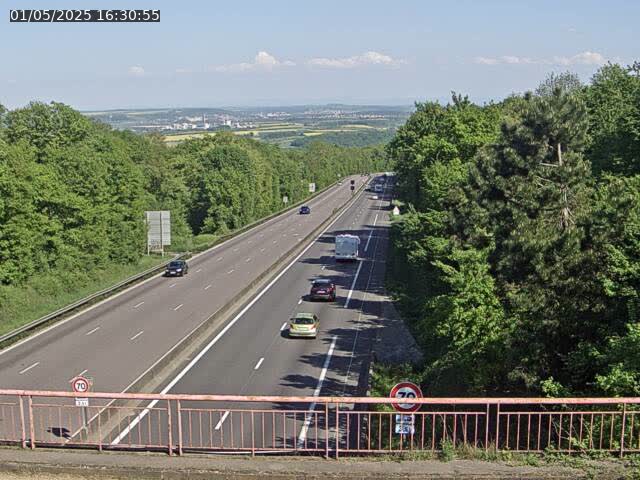 Caméra autoroute France - A33, Houdemont direction Lunéville