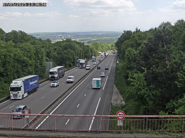 Caméra autoroute France - A33, Houdemont direction Lunéville