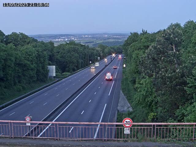 Caméra autoroute France - A33, Houdemont direction Lunéville