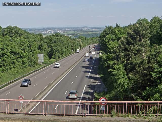 Caméra autoroute France - A33, Houdemont direction Lunéville