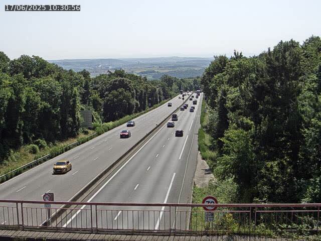 Caméra autoroute France - A33, Houdemont direction Lunéville