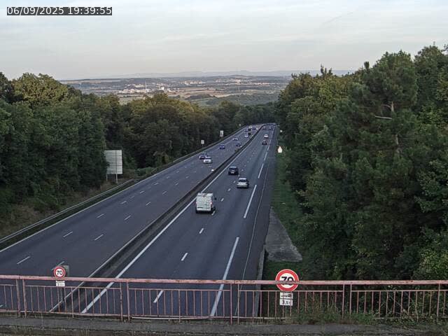 Caméra autoroute France - A33, Houdemont direction Lunéville