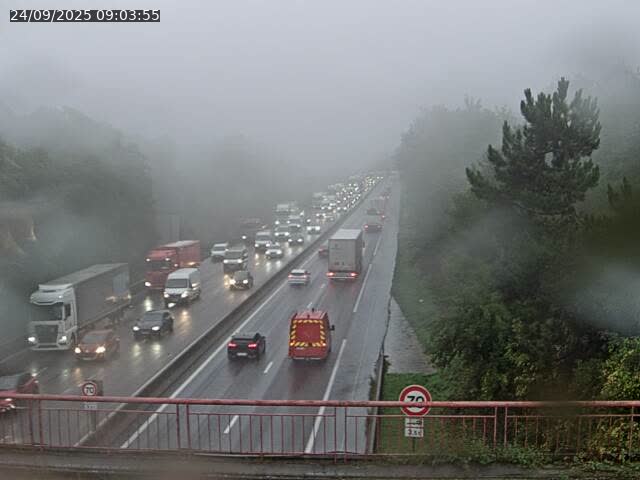 Caméra autoroute France - A33, Houdemont direction Lunéville
