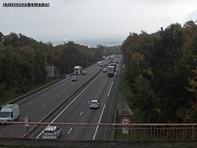 Caméra autoroute France - A33, Houdemont direction Lunéville