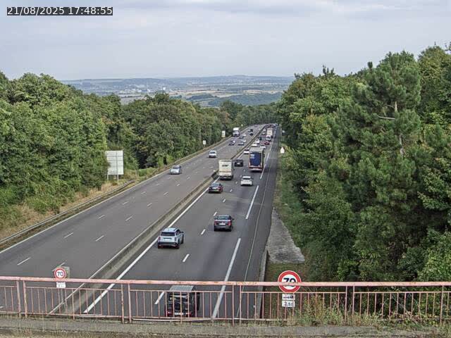 <h2>Caméra autoroute France - A33, Houdemont direction Lunéville</h2>