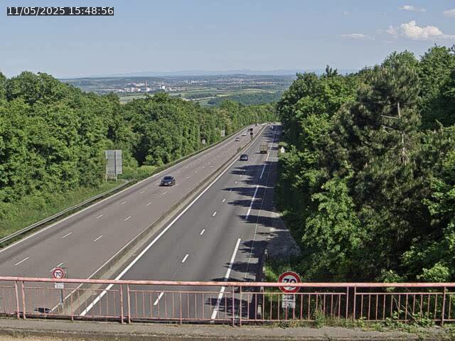 Caméra autoroute France - A33, Houdemont direction Lunéville