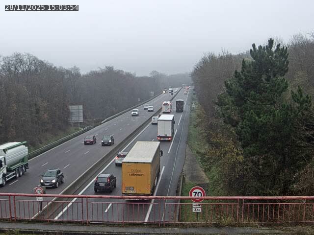 Caméra autoroute France - A33, Houdemont direction Lunéville