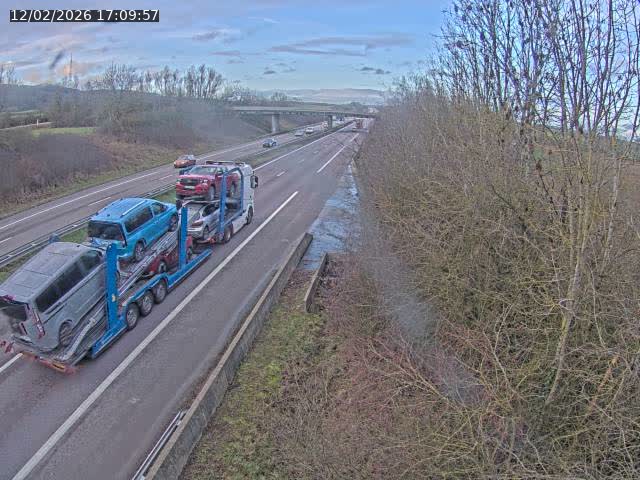 <h2>Caméra autoroute France - A31, Kanfen direction Luxembourg</h2>