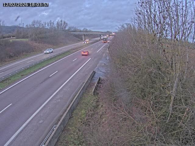 <h2>Caméra autoroute France - A31, Kanfen direction Luxembourg</h2>