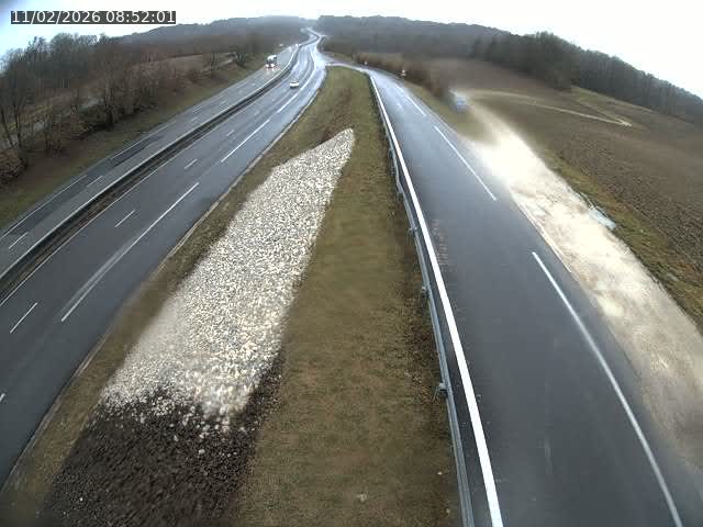 <h2>Webcam trafic à la Houpette, sur la Nationale 4 (N4) dans la commune de Rupt-aux-Nonains</h2>