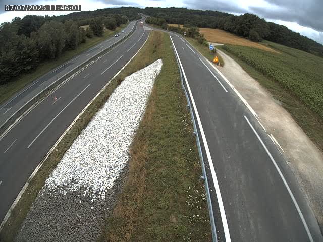 Webcam trafic à la Houpette, sur la Nationale 4 (N4) dans la commune de Rupt-aux-Nonains