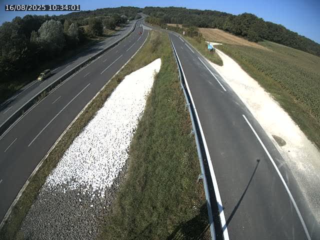 Webcam trafic à la Houpette, sur la Nationale 4 (N4) dans la commune de Rupt-aux-Nonains