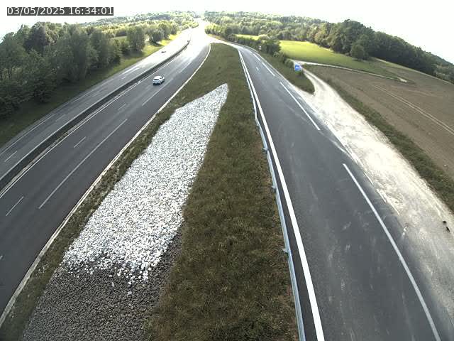 Webcam trafic à la Houpette, sur la Nationale 4 (N4) dans la commune de Rupt-aux-Nonains