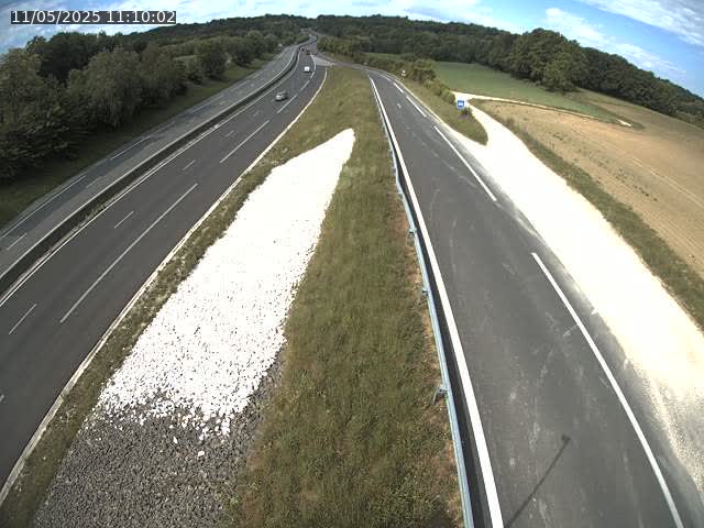 Webcam trafic à la Houpette, sur la Nationale 4 (N4) dans la commune de Rupt-aux-Nonains