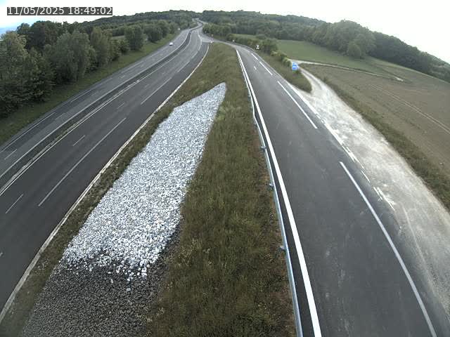 Webcam trafic à la Houpette, sur la Nationale 4 (N4) dans la commune de Rupt-aux-Nonains
