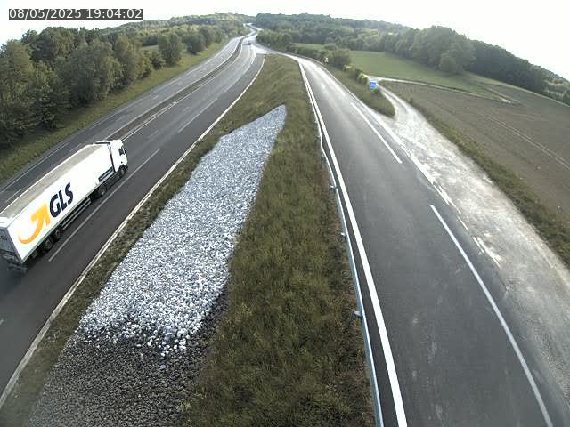 Webcam trafic à la Houpette, sur la Nationale 4 (N4) dans la commune de Rupt-aux-Nonains