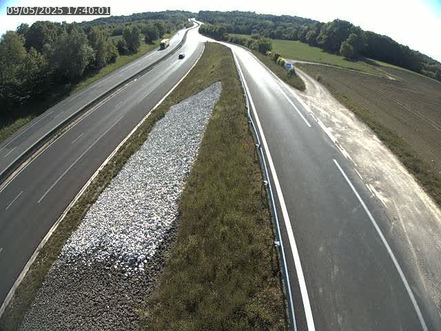 Webcam trafic à la Houpette, sur la Nationale 4 (N4) dans la commune de Rupt-aux-Nonains