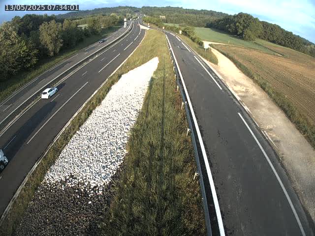 Webcam trafic à la Houpette, sur la Nationale 4 (N4) dans la commune de Rupt-aux-Nonains