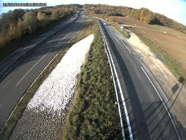 Webcam trafic à la Houpette, sur la Nationale 4 (N4) dans la commune de Rupt-aux-Nonains