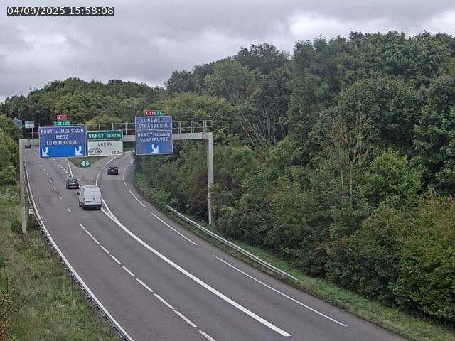 <h2>Caméra autoroute France - Biffurcation A31/A33, Laxou direction Nancy</h2>