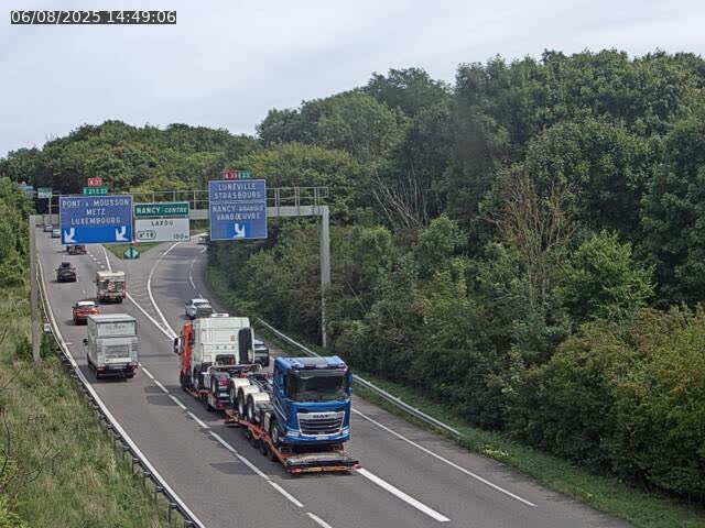 Caméra autoroute France - Biffurcation A31/A33, Laxou direction Nancy