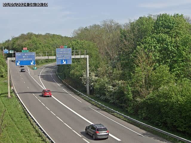 Caméra autoroute France - Biffurcation A31/A33, Laxou direction Nancy
