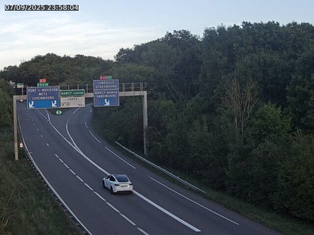 <h2>Caméra autoroute France - Biffurcation A31/A33, Laxou direction Nancy</h2>