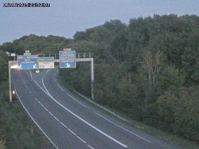 <h2>Caméra autoroute France - Biffurcation A31/A33, Laxou direction Nancy</h2>