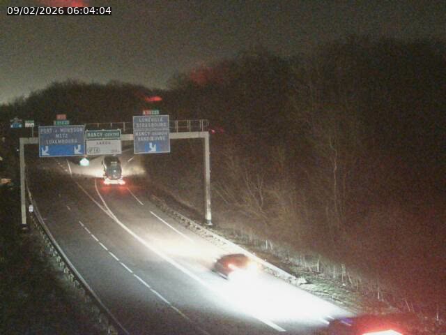 <h2>Caméra autoroute France - Biffurcation A31/A33, Laxou direction Nancy</h2>