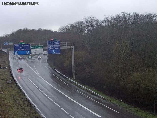 <h2>Caméra autoroute France - Biffurcation A31/A33, Laxou direction Nancy</h2>